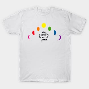 LGBT Rainbow Moon Phases T-Shirt